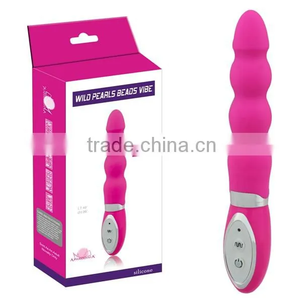 High Quality Silicone Beads Vibrator Sex Toys for Sex Girls