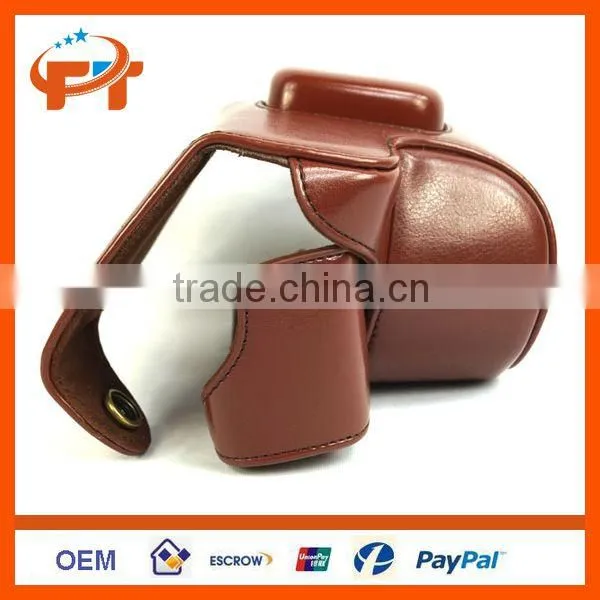 New Fashion Pu Leather camera bag for NEX5R NEX5T 16-50mm lens