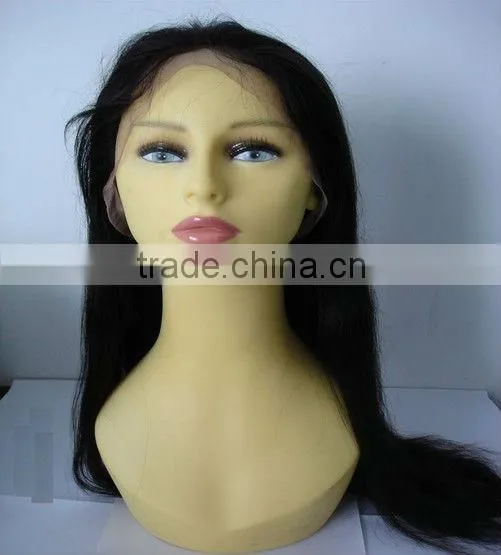 2013 cheap hair hot beauty virgin brazilian hair full lace wig made in china