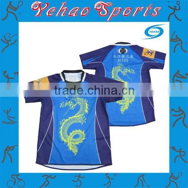 create you own design full sublimation rugby shirts