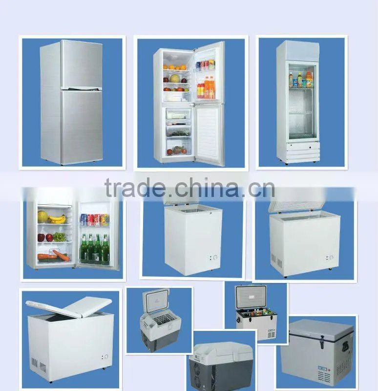 DC12V 24V solar deep freezer solar powered freezer solar refrigerator fridge freezer