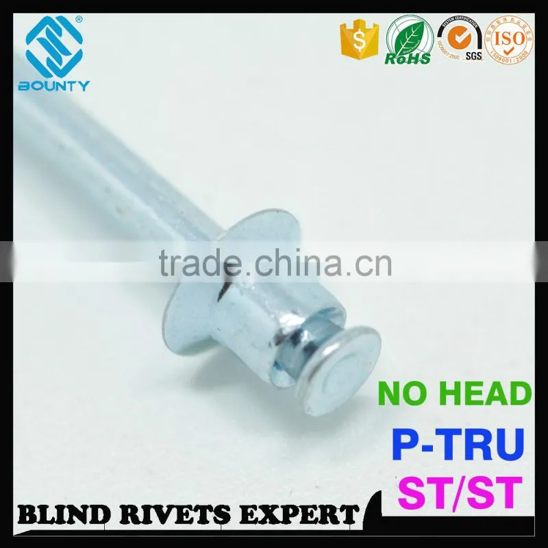 HIGH QUALITY DOUBLE CSK COUNTERSUNK STEEL POP PULL THRU BLIND RIVETS FOR ELECTRONIC COMPONENTS