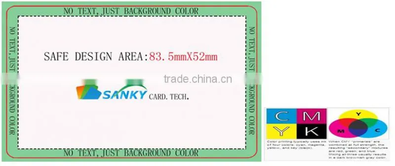 30Mil Frosted Transparent Clear Plastic Card