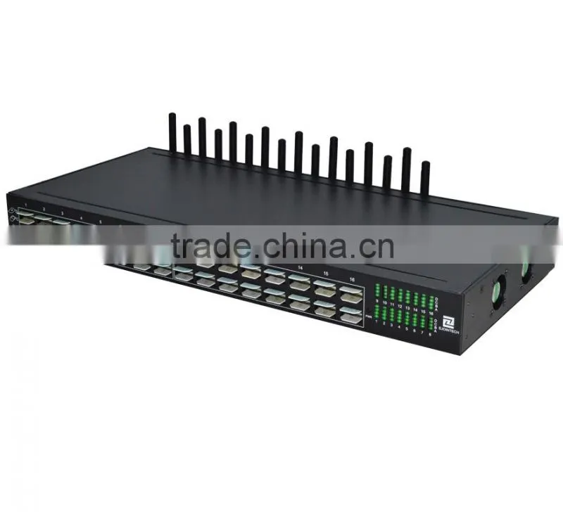 Ejointech voip 32 gsm sms sending device with 128 sim cards sms modem ACOM632-128