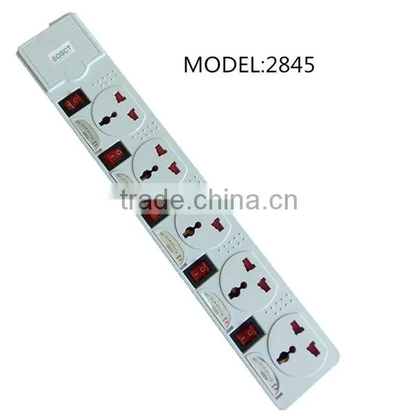 best selling products electrical materials 5 gang extension power socket