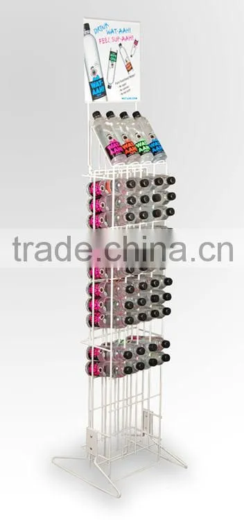 Smart design metal beer beverage display racks cooler
