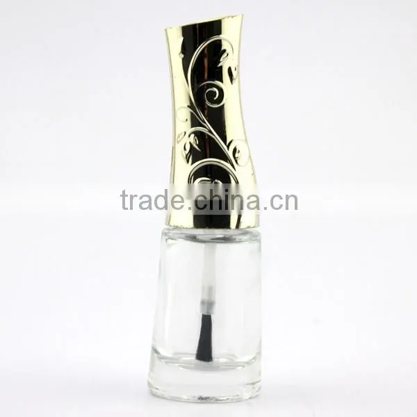 Custom made cap empty glass bottle nail polish bottle