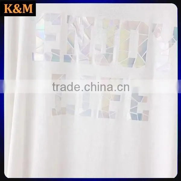 ladies custom print t shirt casual bat wings sleeves t shirt