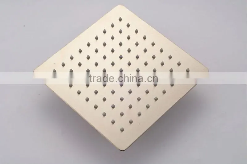 8inch Ultra Thin Brushed Nickel Ceiling Mounted Rain Shower Head Stainless Steel