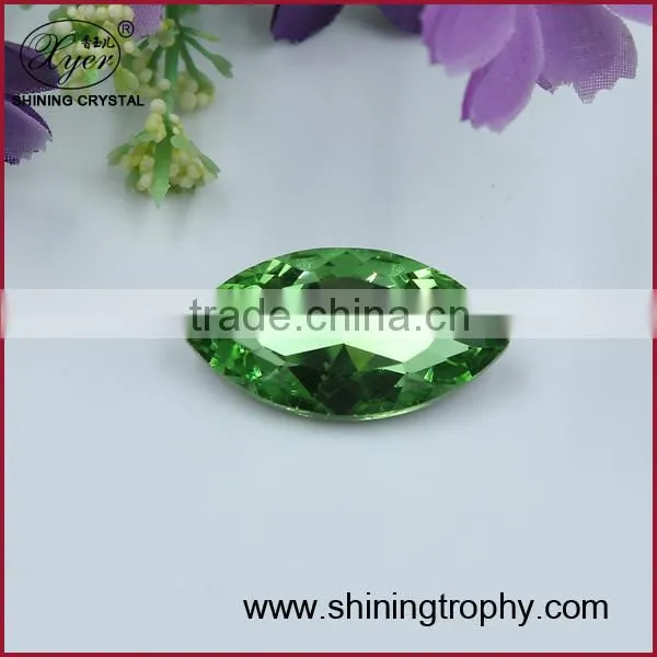 transparent high quality crystal accessory for garment & jewel decoration