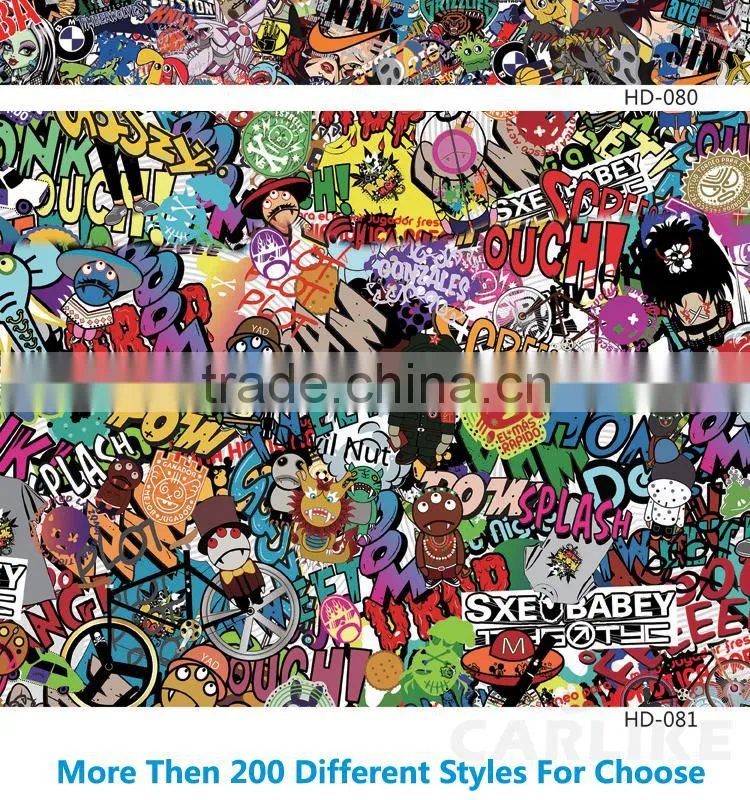 HD-073 Air Bubble Free Durable Car Body Sticker Bomb Camouflage Vinyl