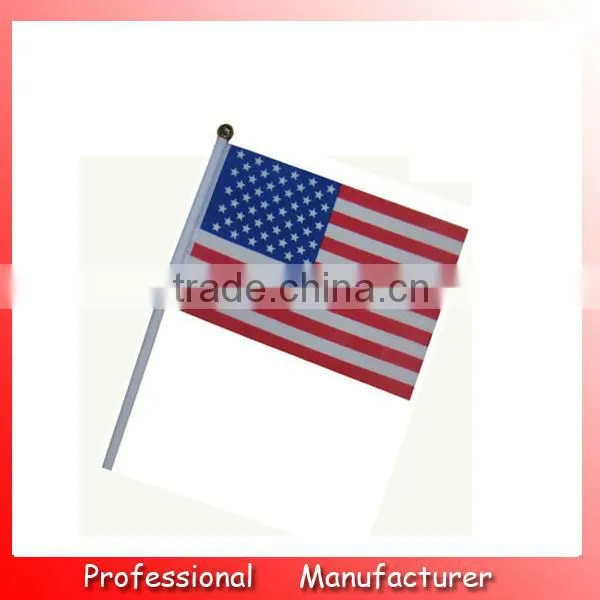 Good quality cheering flag,20*30cm advertising flag,Brazil table stand flag