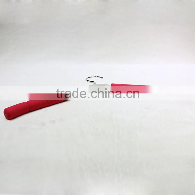 antiskid sponge covered metal electroplating clothes hanger,boys/girls/kids/children/adult