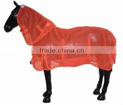 Orange Thick Summer Mesh Horse Rugs