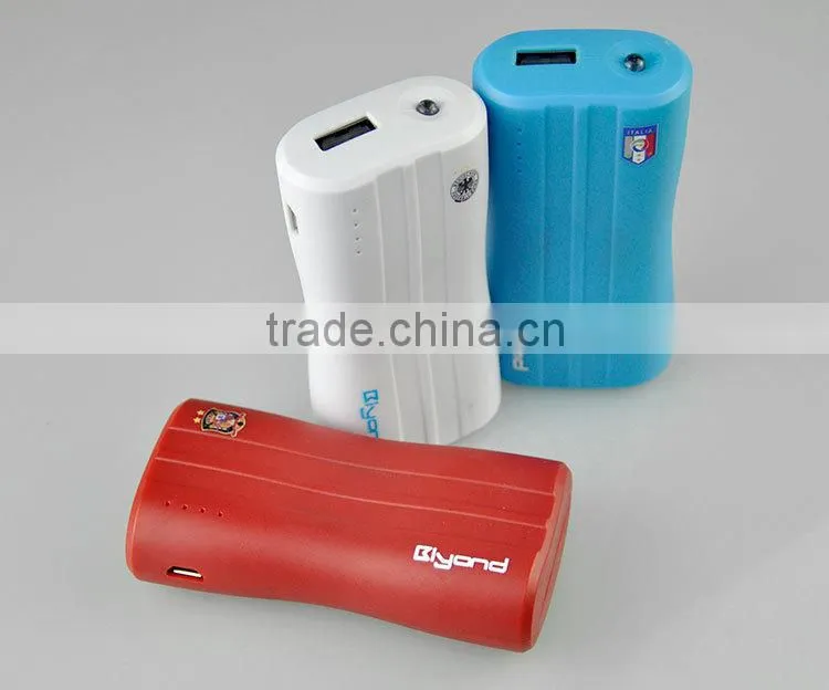 CE FCC RoHS led light portable power bank battery for cell