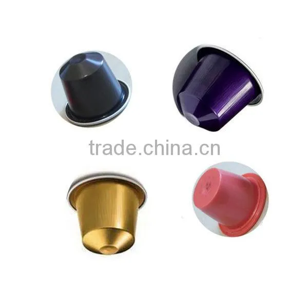 China Customized Alumilum Coffee Capsule for Nespresso
