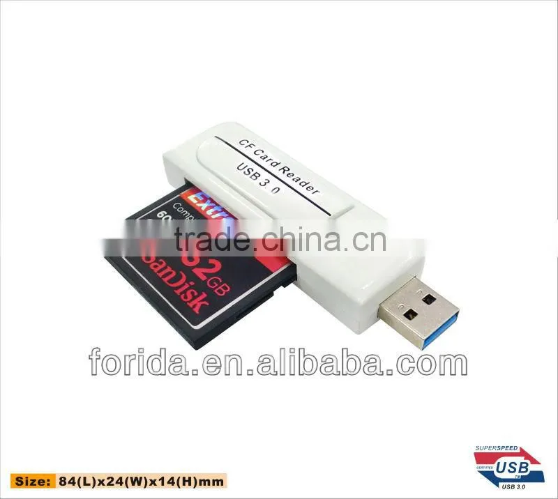 HOT Sale Single Smart External CF USB 3.0 Card Reader