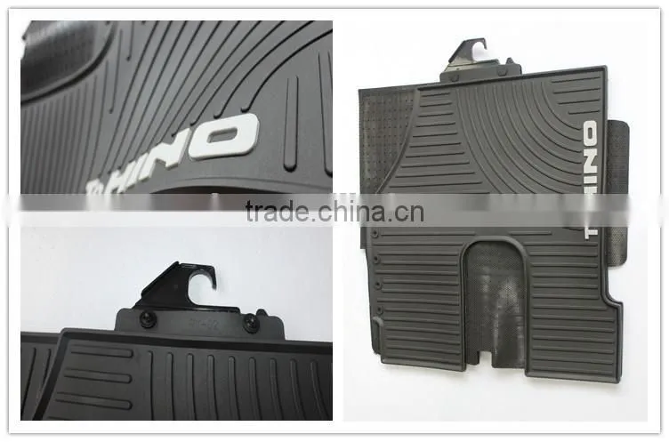 Wholesale Customized Full Set Type 3D Rubber PVC Car Floor Mats For HINO