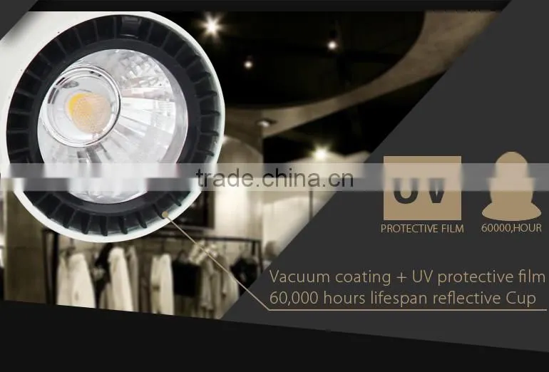 High lumen efficiency indoor lighting led cob track light