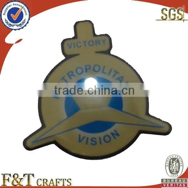 custom made cheap metal badge print