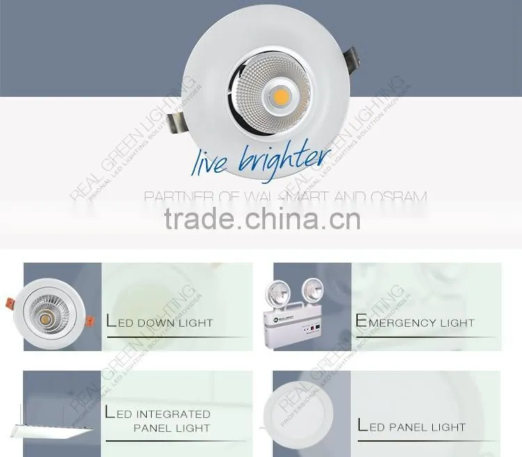 2016 20W LED Downlight COB 20W Downlight 1350lm AC100V-265V LED Downlight