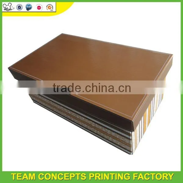 Corrugate paper custom hat box packing
