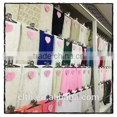 floral 100%polyester graceful lace fabric for table cloth