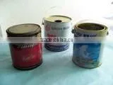 rectangular paint can with plastic handle