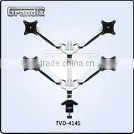 Four arm laptop monitor stand