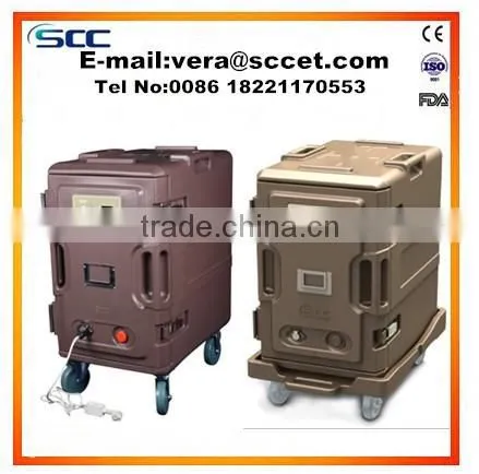 Hot Sale Electric heating food carrier container heat preservation cabinet hotel catering use