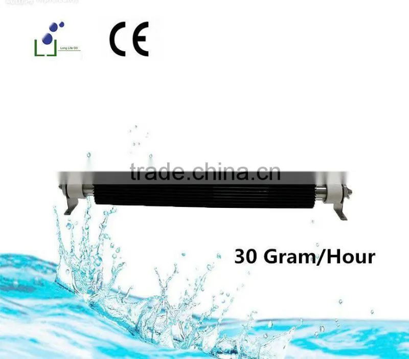 new high quality 1/2/10/15/30/50 Gram /H ozone generator quartz tube