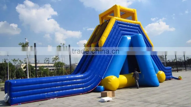 Lanqu high quality inflatable big water slide for sale
