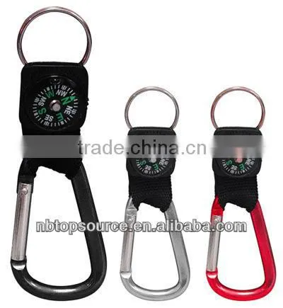 Aluminum Carabiner Clips With light and Bottle Opener