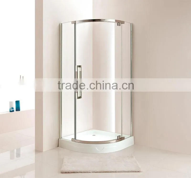 10mm Tempered glass free standing shower enclosure P12