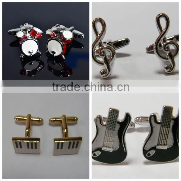 High-end fashion elegant Jewelry box packaged funny cufflink tie clips