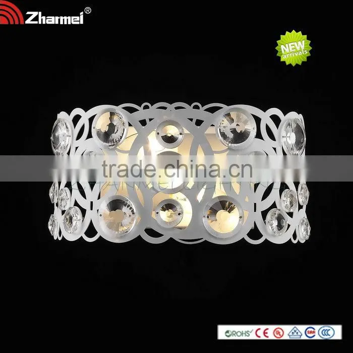 Modern Crystal Red materials E14 Wall Lamp