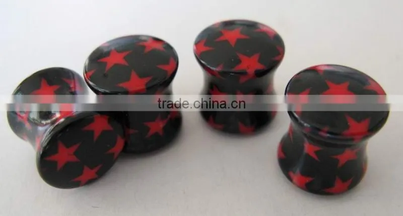 Fake Plug with Crystal stone