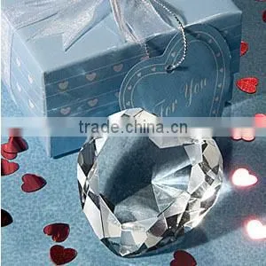 Beautiful diamond crystal galss wedding favors crystal diamond