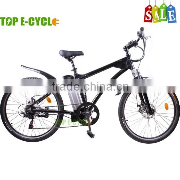 Aluminium Alloy Unique Design 7-Speed Gear CE Certificate 36V 250w 26 Inch E-Mountain Bike