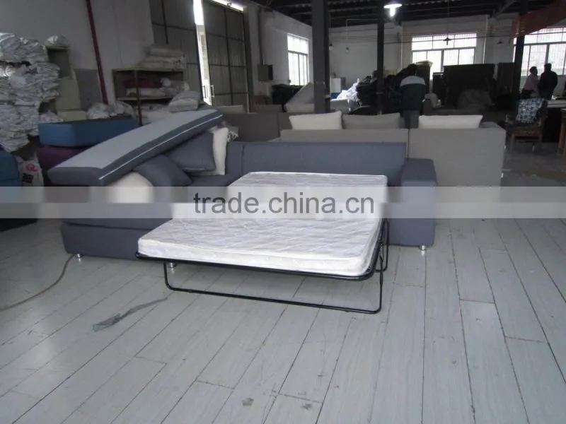 2016 new design corner sofa with bed