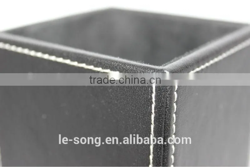 leather pen box