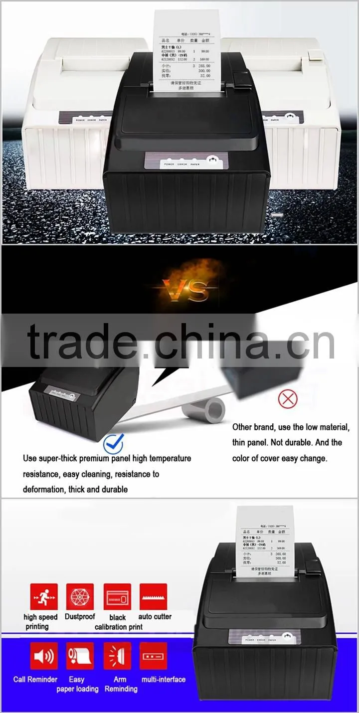 Dot Matrix Pos Receipt Impact Printer 9 pins 400dot/line Dot density 5 line/sec Printing Speed IDMP006