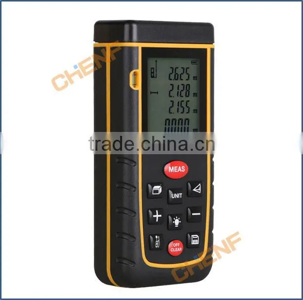 New Arrival 40m Laser distance meter Rangefinder Rang finder Bubble level Tape measure m/ft/in Area/volume Tool