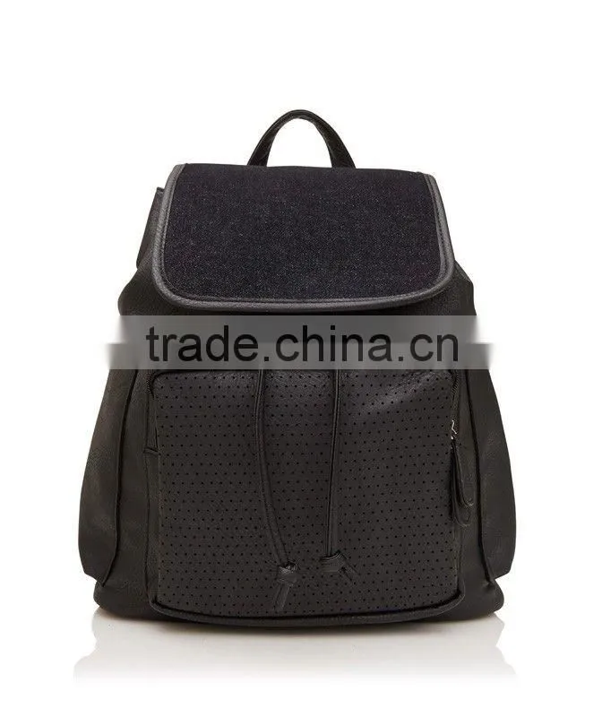 2016 fashion pu leather backpack, women leather backpack