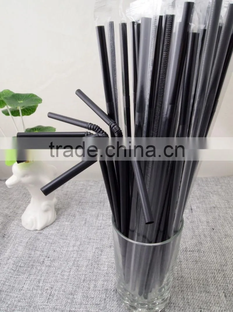 Disposable straws with different design paper wrapped drinking straws