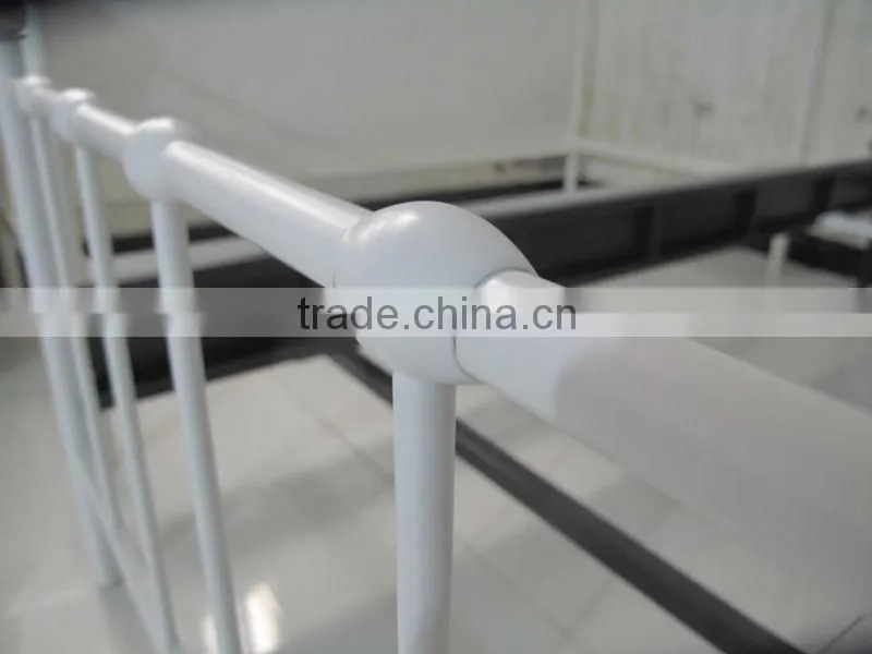 the bedroom metal bed