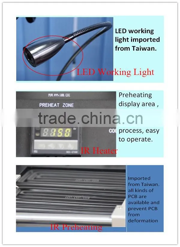 Dinghua DH-A01 laptop/mobile repair machine digital panel meter bga rework station bga rework equipment