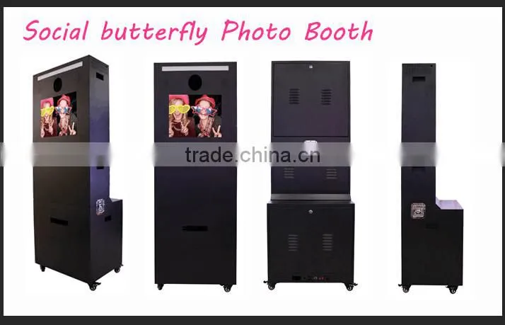 led wedding photo booth/wedding photo enclosure/led photobooth for weddings