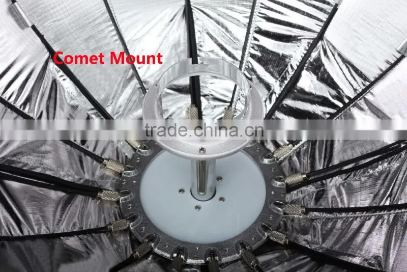 CONONMARK 120CM parabolic Softbox for studio flash with mount comet
