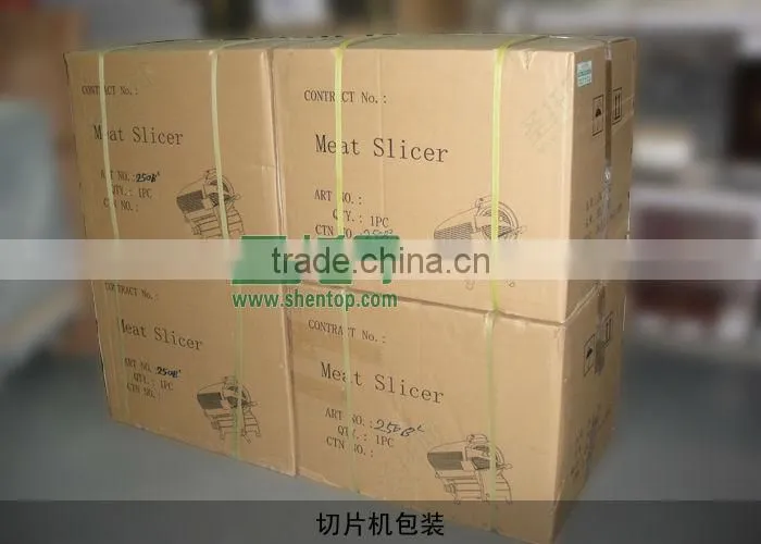 Shentop semi-auto slice machine 10 inch STBU003 meat slicing machine frozen meat slicer